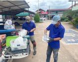 เตรียมเหยื่อปลวกสำหรับใส่ในสถานี